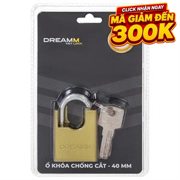 Ổ khóa chống cắt hợp kim kẽm 40 mm Dreamm