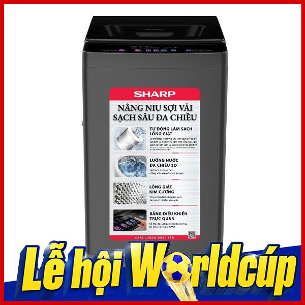 Sharp 10 Kg ES-TN101EN-DG
                Mẫu mới