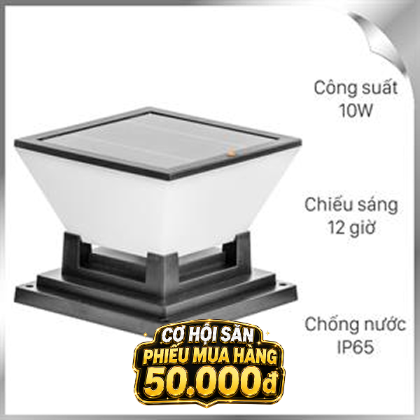 Đèn trụ cổng năng lượng mặt trời Modi MD-SPL-G200 3C