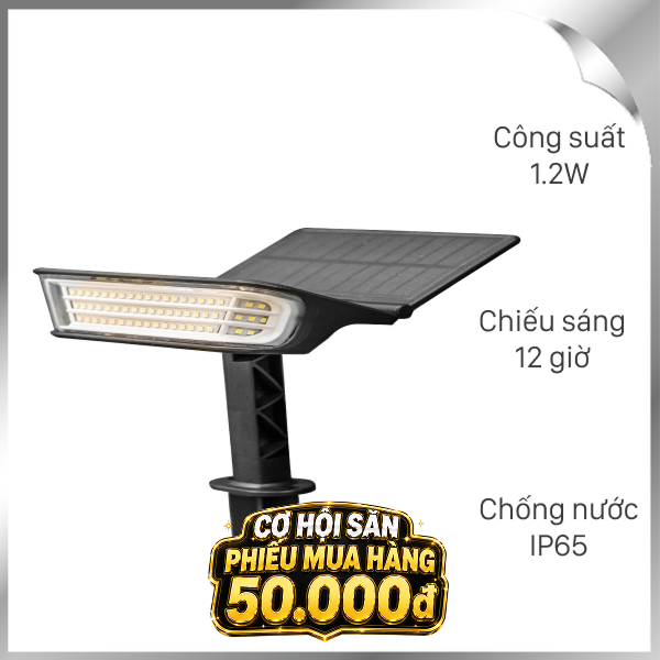 Đèn năng lượng mặt trời đa năng Modi MD-SOLAR-H1031-2P WW