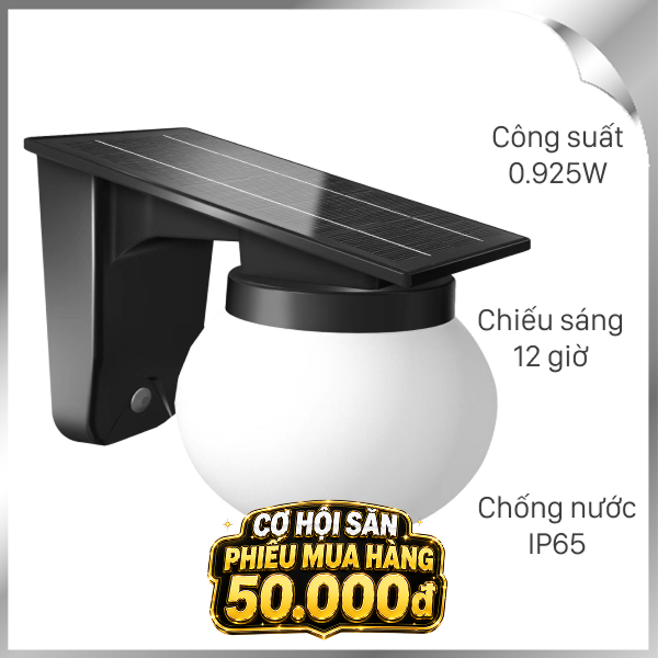 Đèn tường năng lượng mặt trời Modi MD-SOLAR-Q5001 3C