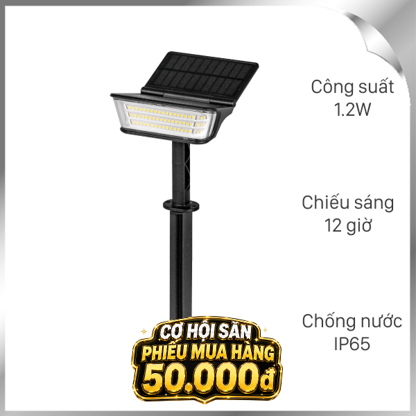 Đèn năng lượng mặt trời đa năng Modi MD-SOLAR-H1031 WW
