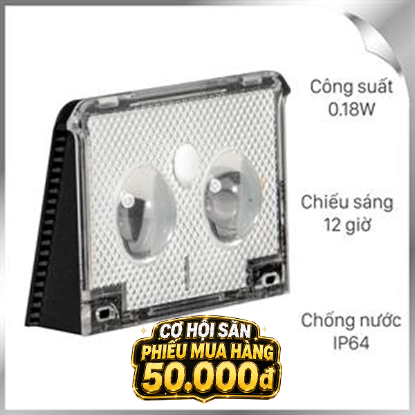 Đèn hắt tường năng lượng mặt trời Modi MD-SOLAR-H1026 WW