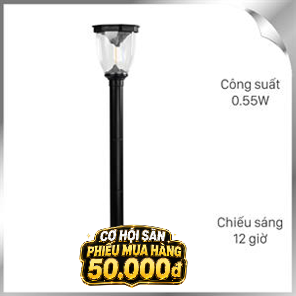 Đèn năng lượng mặt trời đa năng Modi MD-SOLAR-D6003 WW
