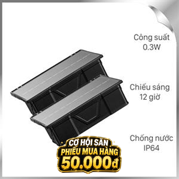Đèn hắt tường năng lượng mặt trời Modi MD-SWL-T3-2P WW