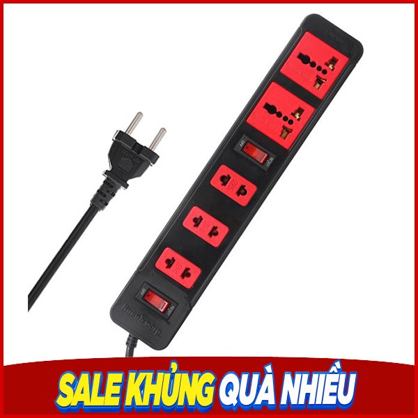 Ổ cắm điện Điện Quang 5 lỗ 2m ECO ESK 5BR