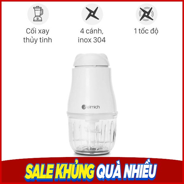 Máy xay cầm tay Elmich CHE-8665W 0.25 lít 200W 0.25 lít