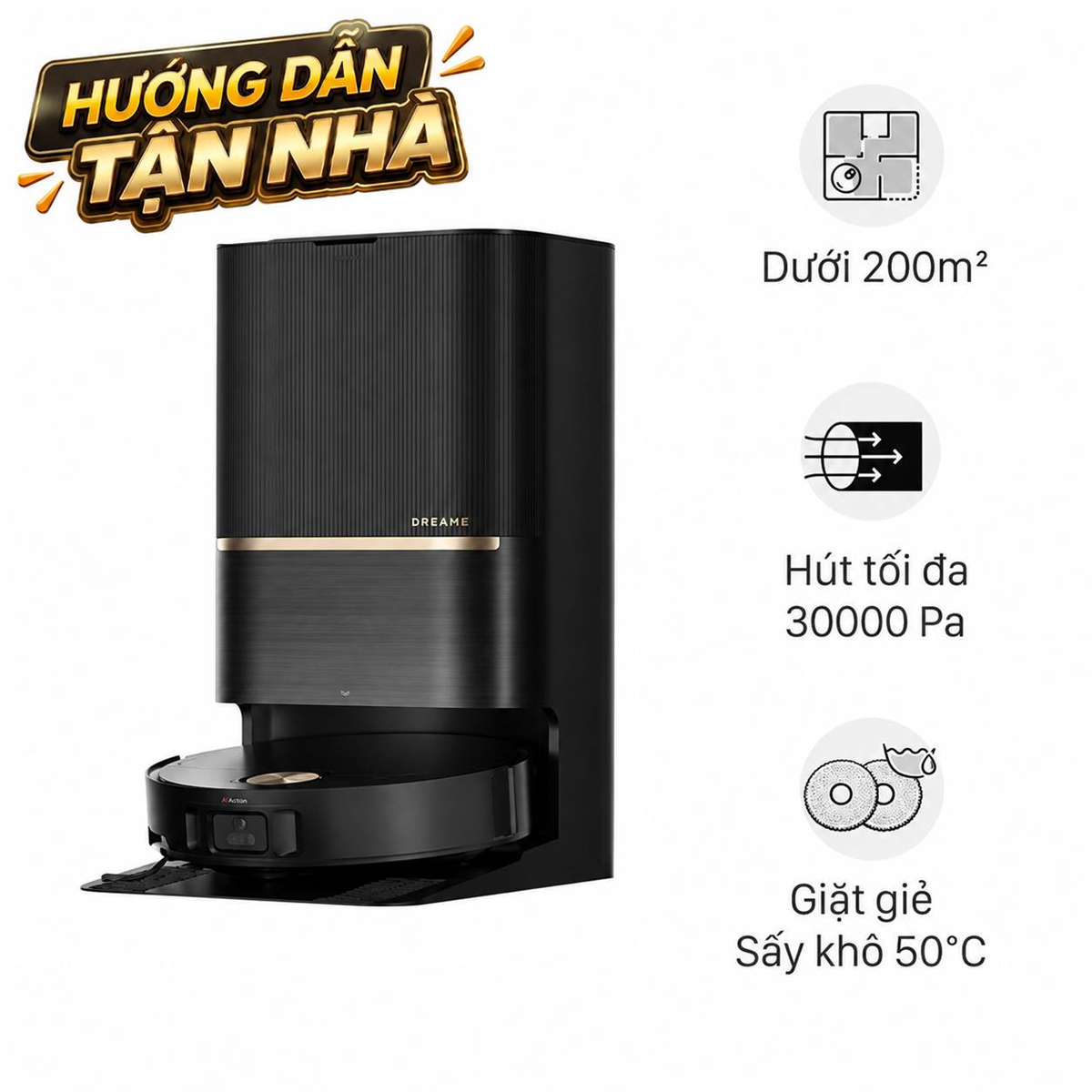 Robot hút bụi lau nhà Dreame X50 Pro Ultra
