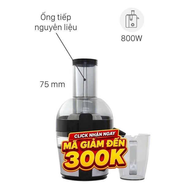 Máy ép trái cây Philips HR1863