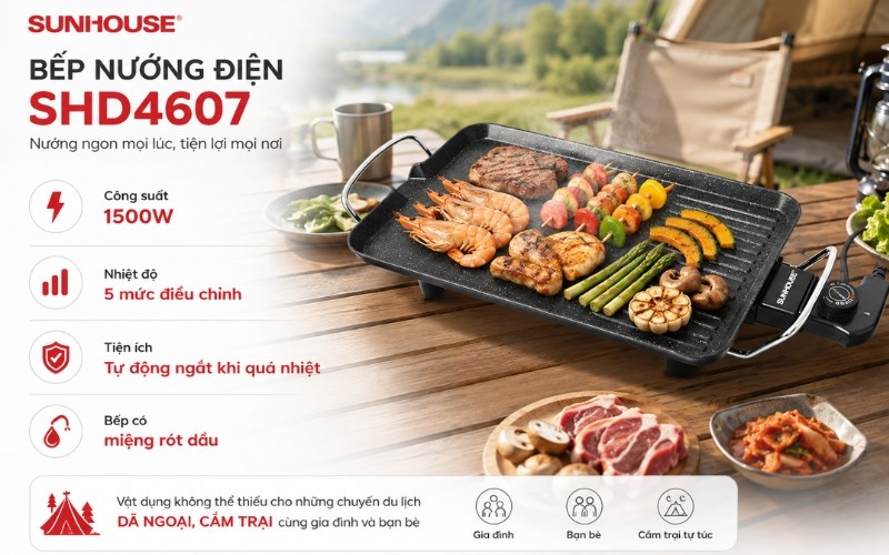 Bếp nướng du lịch v&agrave; thiết bị nấu ăn ngo&agrave;i trời