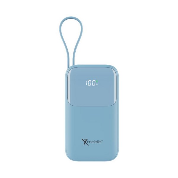 Pin sạc dự phòng 10000mAh Type C PD QC 3.0 22.5W Xmobile JP325 kèm Cáp Lightning và Cáp Type C