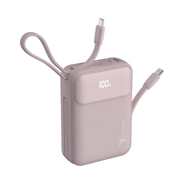 Pin sạc dự phòng Polymer 20000mAh Type C PD QC 3.0 22.5W Xmobile MH811 kèm Cáp Lightning và Type C