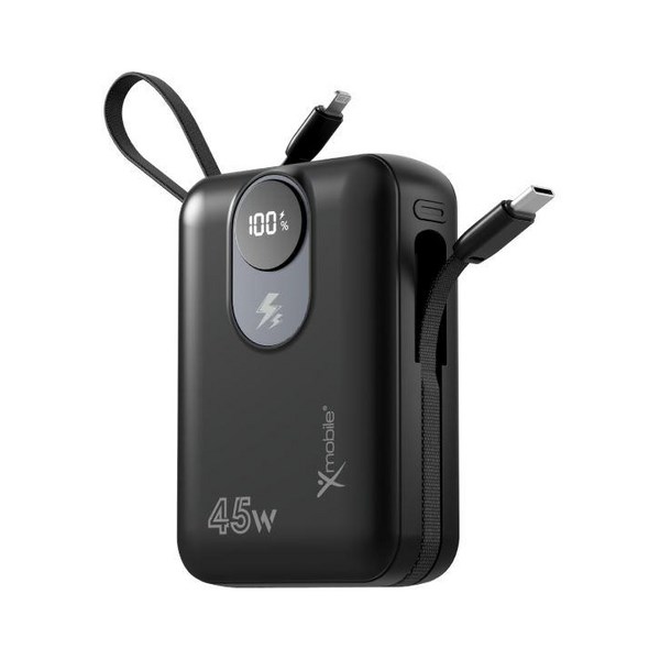 Pin sạc dự phòng Polymer 20000mAh Type C PD QC 3.0 45W Xmobile MH803 kèm Cáp Lightning và Type C