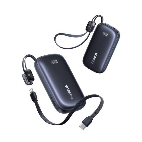 Pin sạc dự phòng 10000mAh Type C PD QC 3.0 22.5W Baseus Qpow 3 Ultra PPFLS-1022 kèm Cáp Lightning và Type C