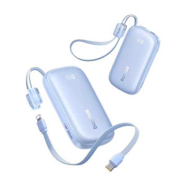 Pin sạc dự phòng 10000mAh Type C PD QC 3.0 22.5W Baseus Qpow 3 Ultra PPFLS-1022 kèm Cáp Lightning và Type C