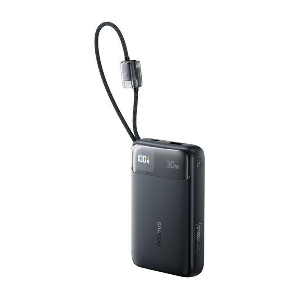 Pin sạc dự phòng 20000mAh Type C PD QC 3.0 30W Baseus Comet Pro E0027Y kèm Cáp Lightning và Type C