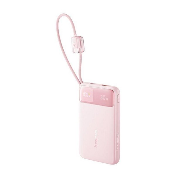 Pin sạc dự phòng 20000mAh Type C PD QC 3.0 30W Baseus Comet Pro E0027Y kèm Cáp Lightning và Type C