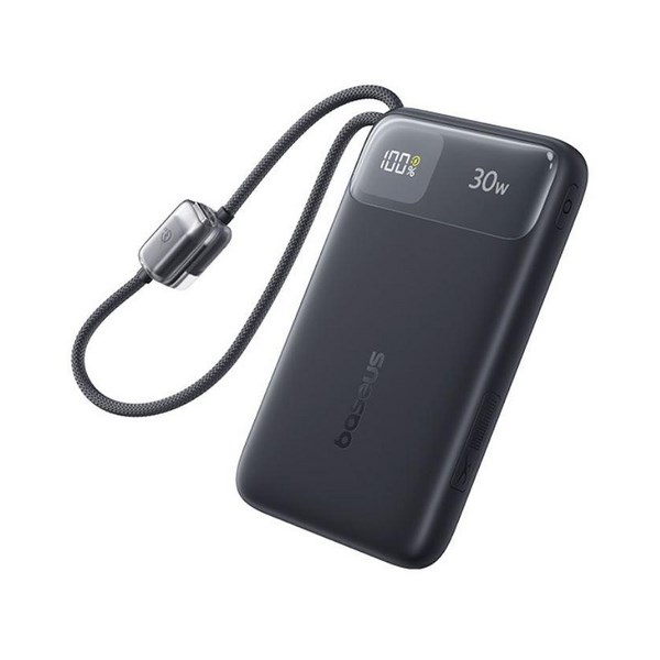 Pin sạc dự phòng 10000mAh Type C PD QC 3.0 30W Baseus Comet Pro E0027X kèm Cáp Lightning và Type C