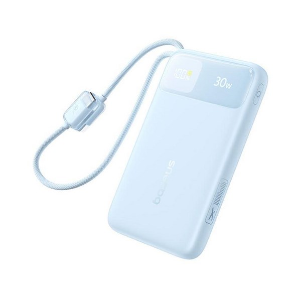Pin sạc dự phòng 10000mAh Type C PD QC 3.0 30W Baseus Comet Pro E0027X kèm Cáp Lightning và Type C