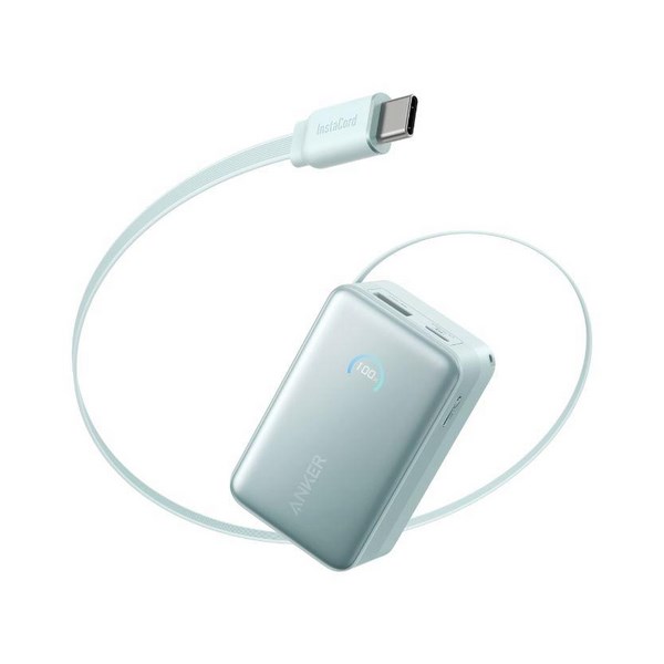 Pin sạc dự phòng 10000mAh Type C PD QC 3.0 45W Anker A1638 kèm cáp dây rút Type C