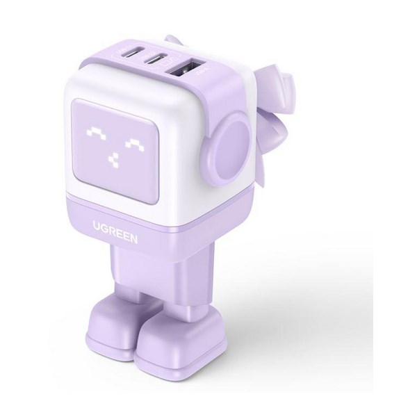 Sạc nhanh 3 cổng USB Type-C QC4.0+ PD 65W Ugreen Robot CD361