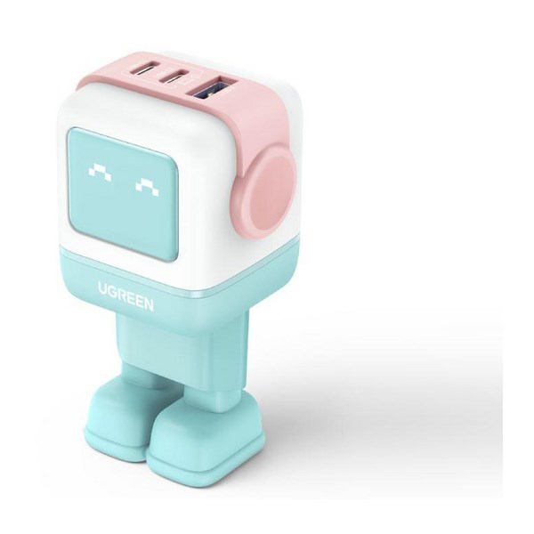 Sạc nhanh 3 cổng USB Type-C QC4.0+ PD 65W Ugreen Robot CD361