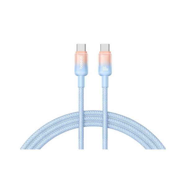 Cáp sạc nhanh Type-C - Type-C 100W 1m Baseus Discolor CB000103
