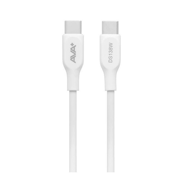 Cáp sạc nhanh và truyền dữ liệu Type-C - Type-C 60W 0.2m AVA+ DS138