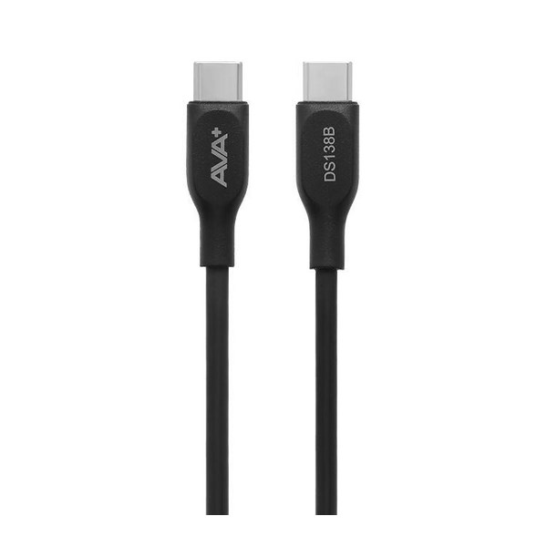 Cáp sạc nhanh và truyền dữ liệu Type-C - Type-C 60W 0.2m AVA+ DS138