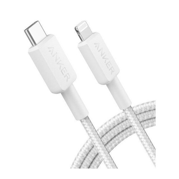 Cáp sạc nhanh Type C - Lightning MFI 20W 1.8m Anker 322 A81B6
