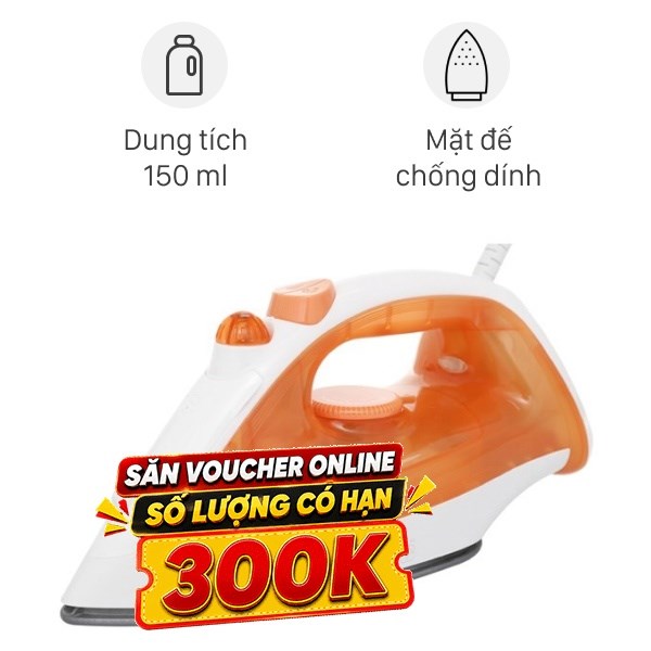 Bàn là hơi nước Tefal FV1022T0 1310W