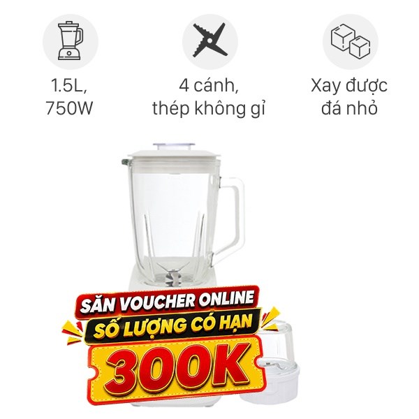 Máy xay đa năng Midea MJ-BL75G