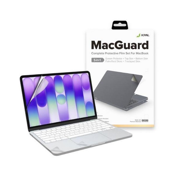 Bộ dán Macbook Neo 13 inch 5 IN 1 JCPAL