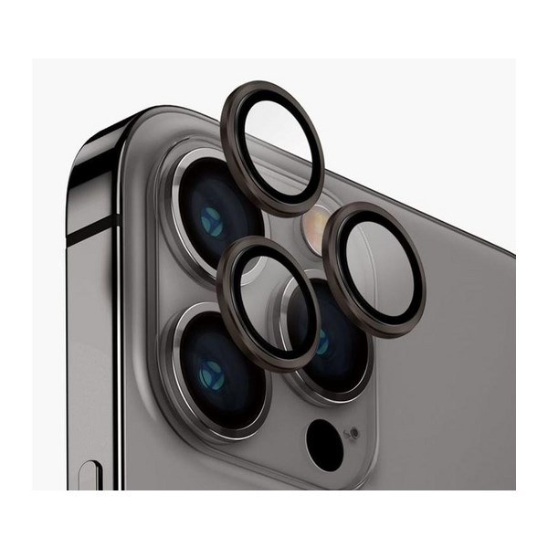 Miếng dán camera iPhone 15 Pro Max OPTIX ALUMINIUM UNIQ