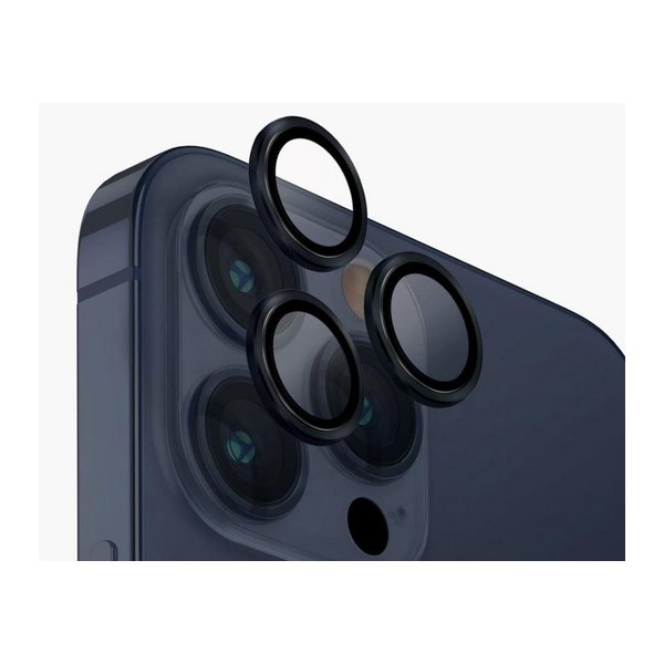 Miếng dán camera iPhone 15 Pro Max OPTIX ALUMINIUM UNIQ