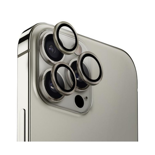 Miếng dán camera iPhone 16 Pro/16 Pro Max OPTIX ALUMINIUM UNIQ