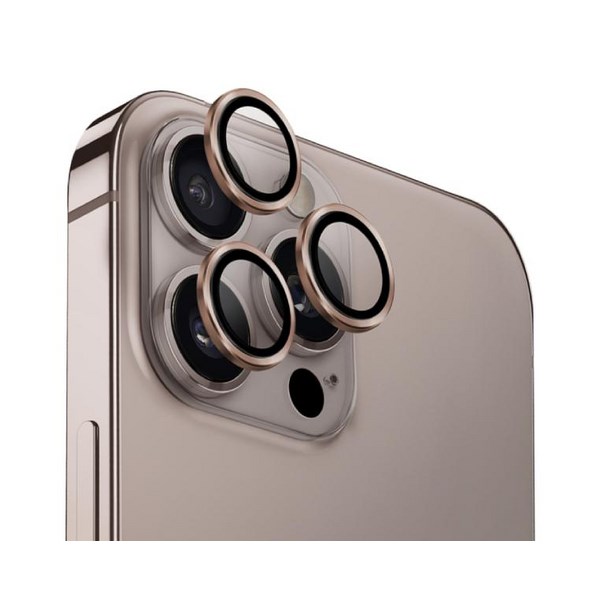 Miếng dán camera iPhone 16 Pro/16 Pro Max OPTIX ALUMINIUM UNIQ