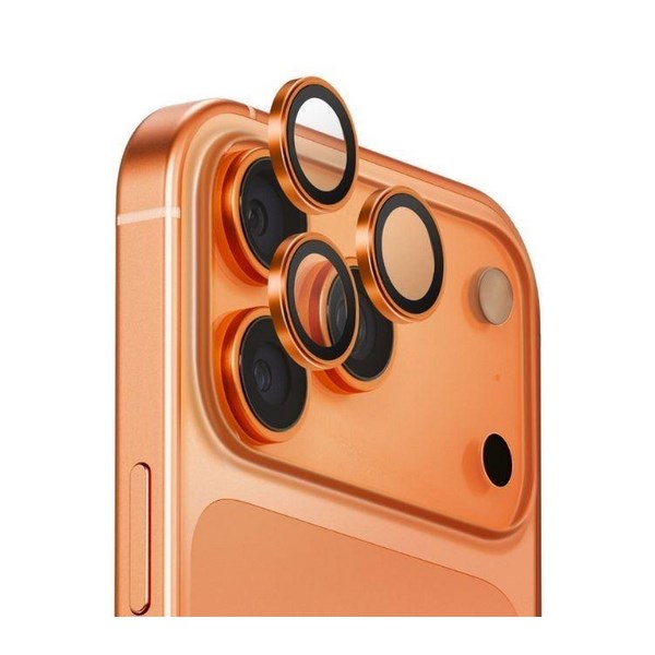 Miếng dán camera iPhone 17 Pro/iPhone 17 Pro Max OPTIX Viền Nhôm Thủy Tinh UNIQ