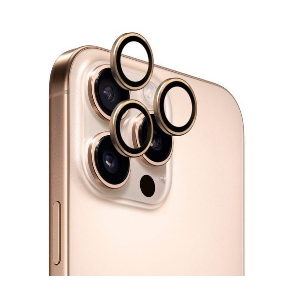 Miếng dán camera iPhone 16 Pro/iPhone 16 Pro Max Thủy Tinh Nhôm Silicat MIPOW