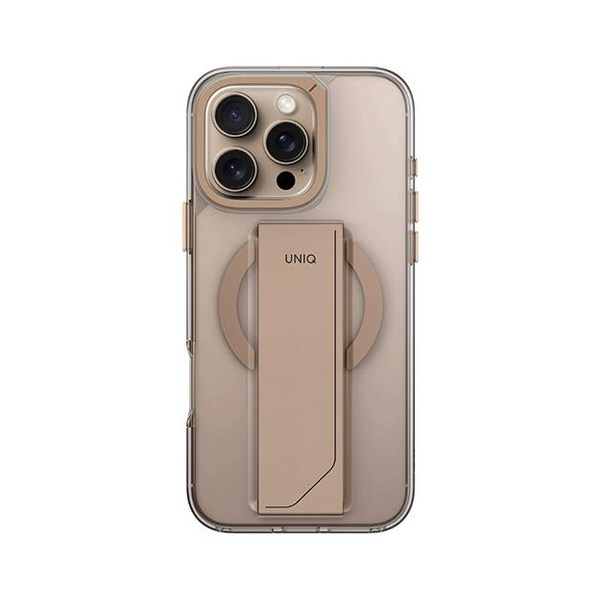 Ốp lưng MagSafe iPhone 16 Pro Nhựa TPU PC ALU UNIQ HELDRO MAX MAGCLICK WITH CAMERA STAND