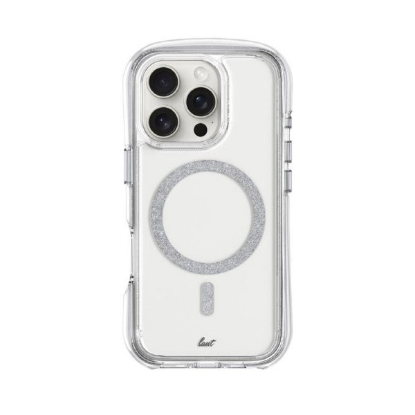 Ốp lưng MagSafe iPhone 16 Pro Nhựa cứng viền dẻo LAUT Aero Sparkle