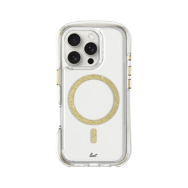 Ốp lưng MagSafe iPhone 16 Pro Nhựa cứng viền dẻo LAUT Aero Sparkle
