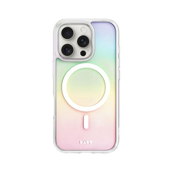 Ốp lưng MagSafe iPhone 16 Pro Nhựa cứng viền dẻo LAUT HOLO