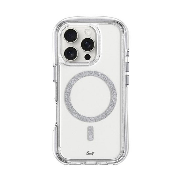 Ốp lưng MagSafe iPhone 16 Pro Max Nhựa cứng viền dẻo LAUT Aero Sparkle