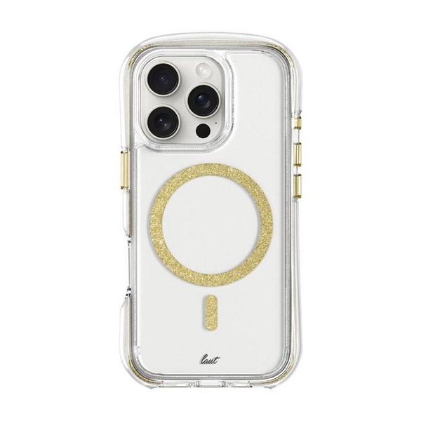 Ốp lưng MagSafe iPhone 16 Pro Max Nhựa cứng viền dẻo LAUT Aero Sparkle