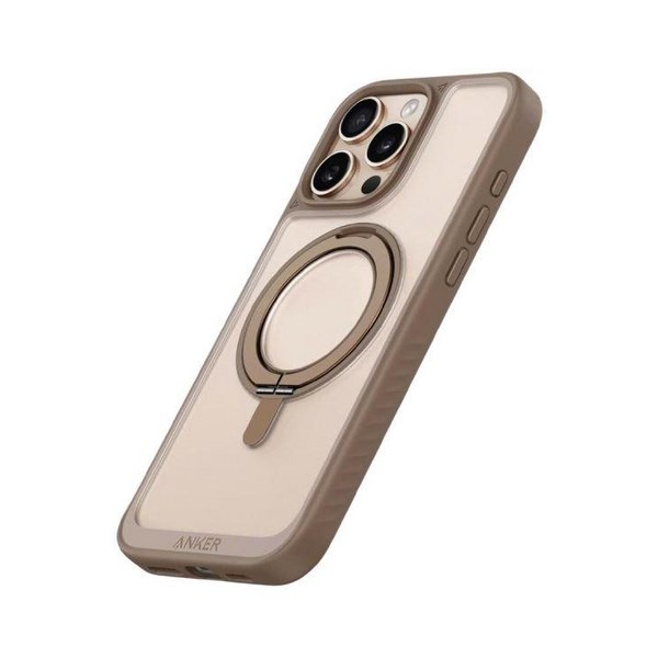 Ốp lưng iPhone 16 Pro Max MagGo Magnetic 360° Nhựa cứng viền dẻo Anker Ring Stand B2B_A90H1