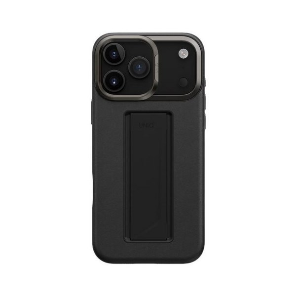 Ốp lưng MagSafe iPhone 17 Pro Max PU PC TPU Silicone UNIQ FlexGrip Camera Stand HELDRO PRO