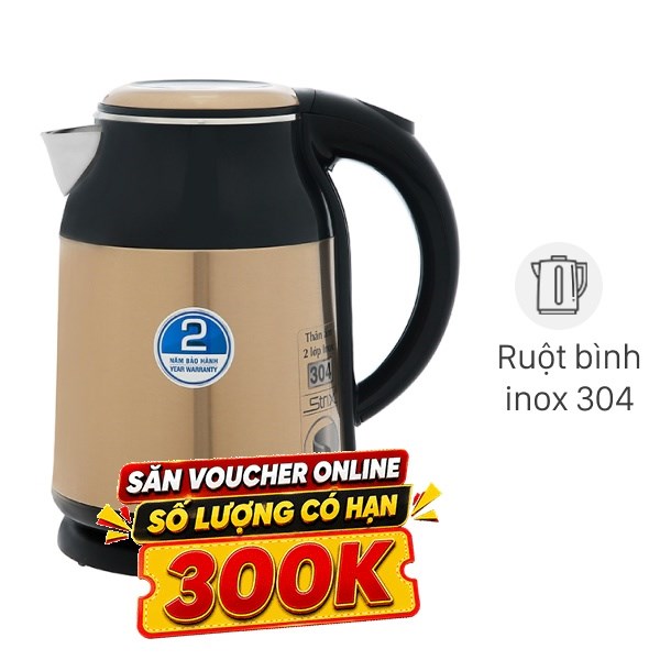 Bình đun siêu tốc BlueStone 1.8 lít KTB-3369
