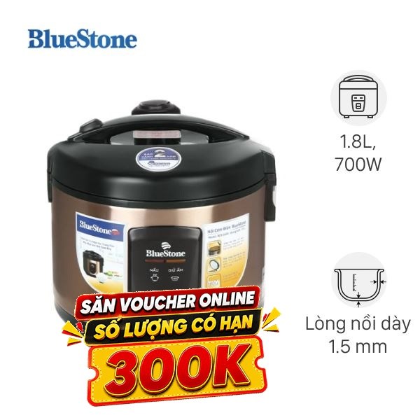 Nồi cơm nắp gài BlueStone 1.8 lít RCB-5520