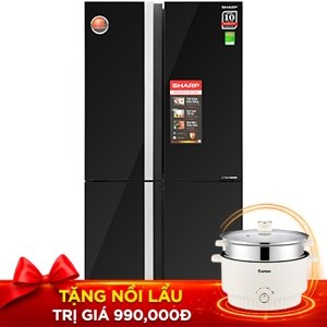 Tủ lạnh Sharp Inverter 605 lít Multi Door SJ-FX688VG-BK